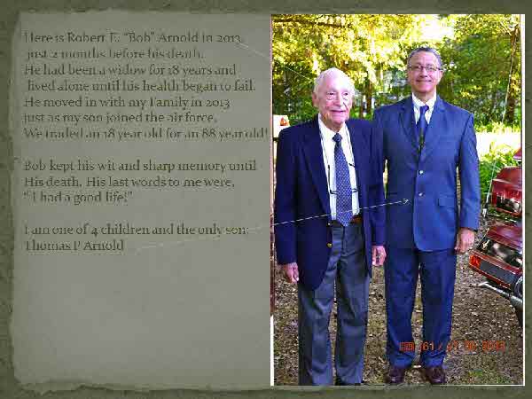 robert arnold and son tom 2013